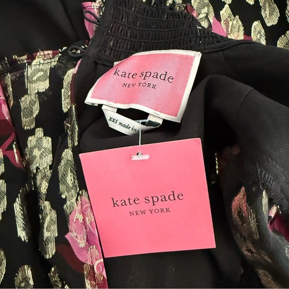 Kate Spade New York Rose Garden Smocked Shift Dress - Picture 12 of 12